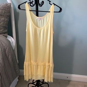 Altar’d State yellow slip dress